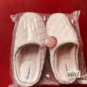 Dearfoam Leslie Quilted Terry Clog Slipper